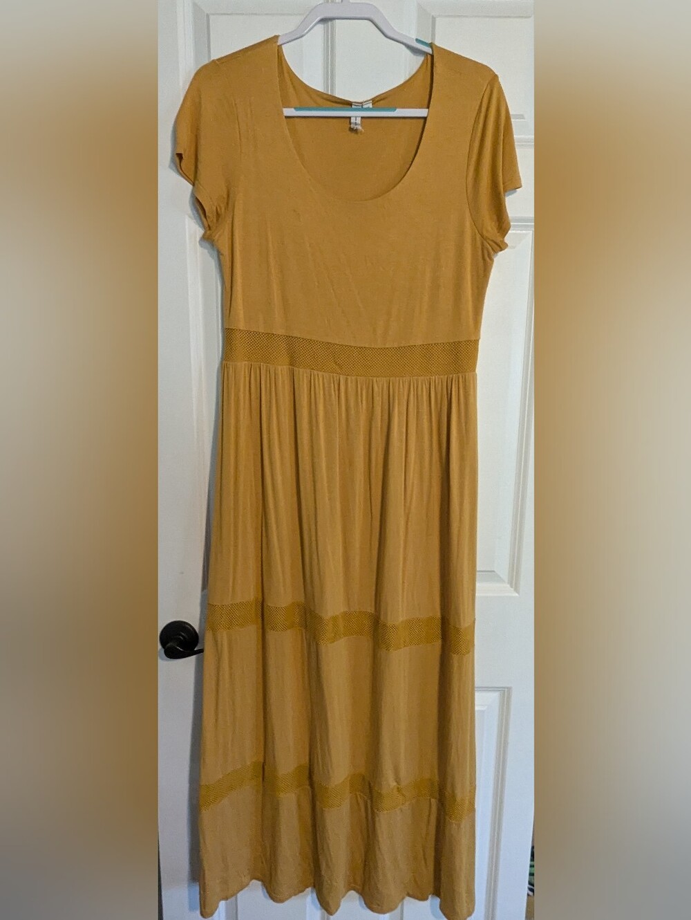 Cable & Gauge Mustard Maxi Dress